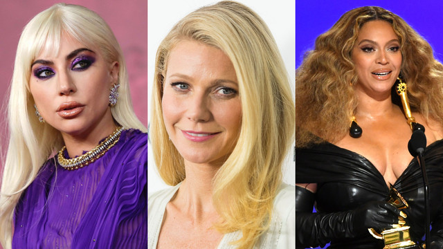 Lady Gaga, Gwyneth Paltrow, dan Beyonce Foto: Getty Images