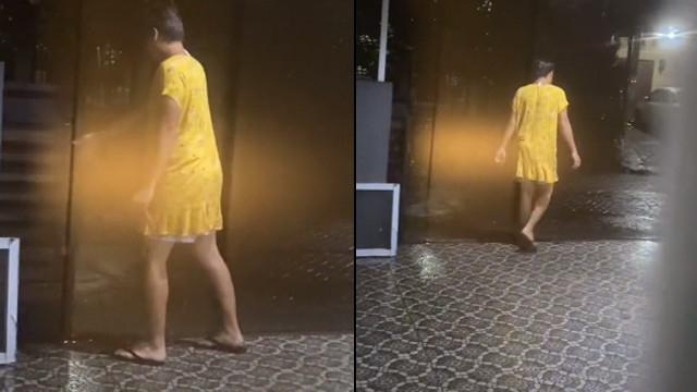 Pakai daster demi tidurkan anak. (Foto: @miapurw/TikTok)