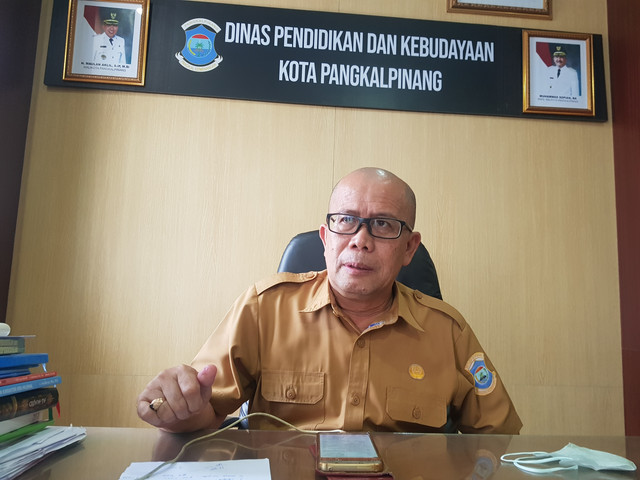 Kepala Dinas Pendidikan Kota Pangkalpinang, Eddy Supriadi.