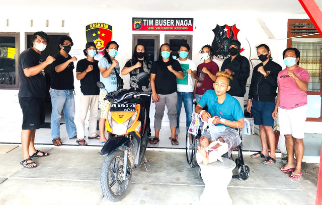 Tampang pelaku pemerkosaan anak dibawah umur di Pangkalpinang, yakni Ikramsyah alias ii.