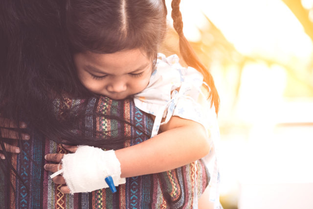 Ilustrasi anak penderita leukemia. Foto: Shutterstock.com