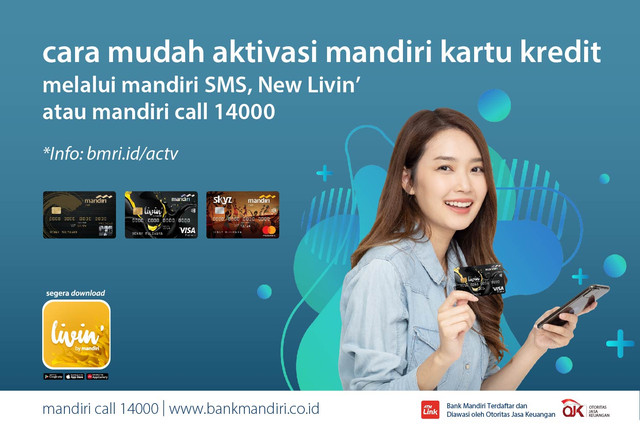 Ilustrasi cara aktivasi kartu kredit mandiri. Foto:Dok Mandiri