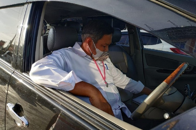 Kadis PUPR Bintan Hery Wahyu yang pernah menjabat sebagai Kepala Dinas Perkim Bintan 2018 lalu diperiksa oleh penyidik Kejari Bintan.