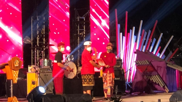 Peresmian alun-alun Kota Bangli. Foto: Dok. Istimewa