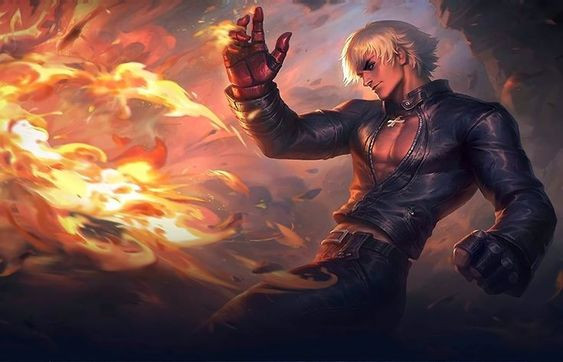 Gusion Skin KOF di Mobile Legends. (Foto: pinterest.com/SiHombing)
