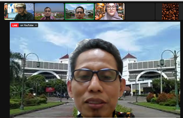 Triyono, sekretaris prodi Program Studi Agribisnis UMY, saat memberikan sambutan