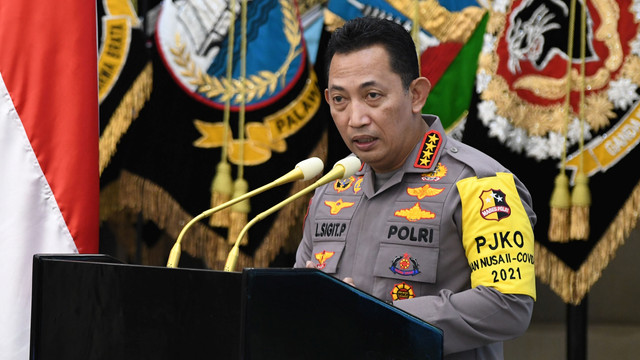Kapolri Jendral Pol. Listyo Sigit Prabowo. Foto: Aditya Pradana Putra/ANTARA FOTO