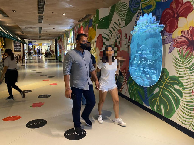 Terpidana SSR saat ditangkap sebuah pusat perbelanjaan di Kuta - IST