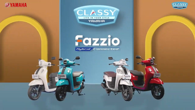 Yamaha Fazzio resmi meluncur di Indonesia pakai mesin hybrid, Senin (17/1). Foto: dok. Yamaha