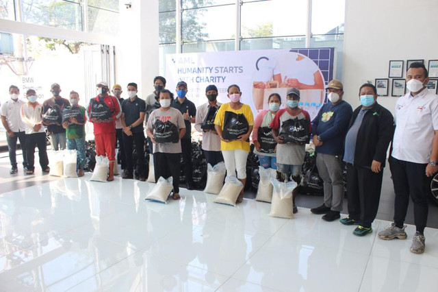 BMW AML-DD Waspada Bagikan 208 Paket Sembako Untuk Masyarakat