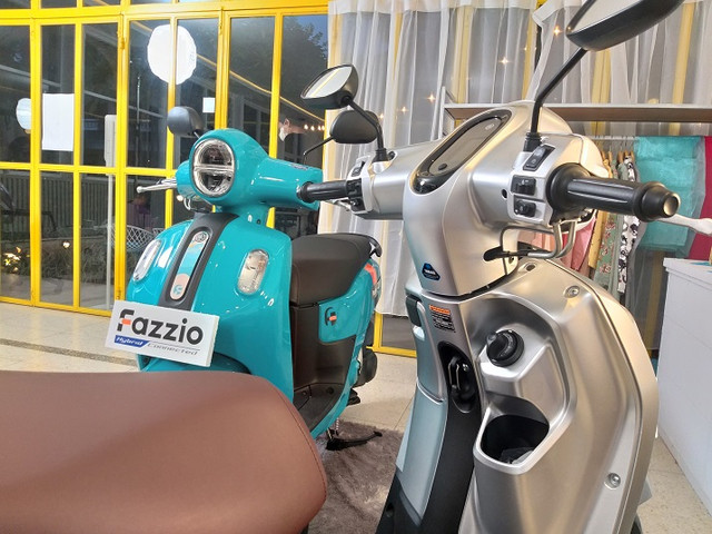 Yamaha Fazzio Hybrid Connected. Foto: Sena Pratama/kumparan