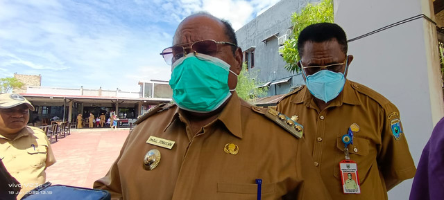 Wali Kota Sorong Lambert Jitmau, foto: Yanti/Balleo News