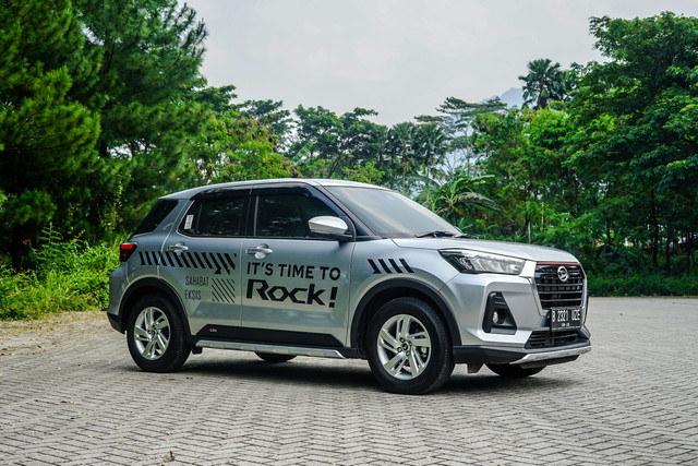 Eksterior Daihatsu Rocky 1.2L.
 Foto: Muhammad Ikbal/kumparan
