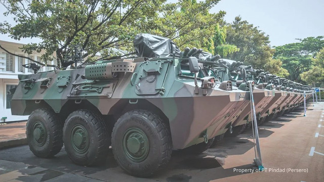 Kendaraan fungsi khusus buatan PT Pindad (Persero). Foto: Instagram/@pt_pindad