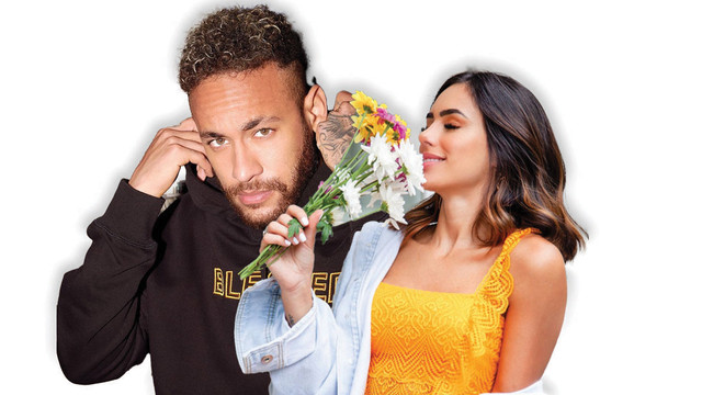 Kolase foto Neymar dan Bruna Biancardi. Foto: Dok. @neymarjr @brunabiancardi