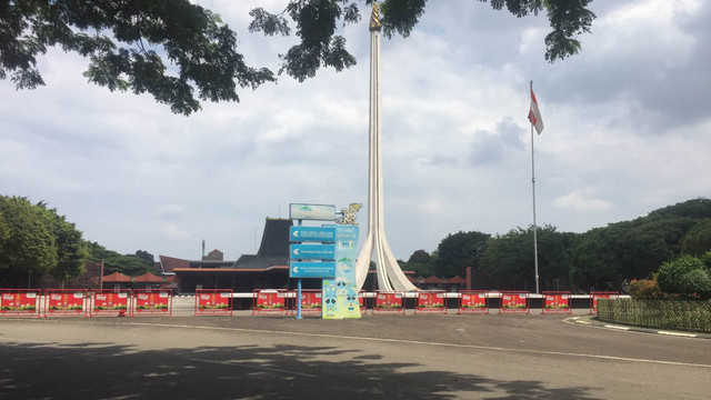 Kondisi terkini di TMII, Jumat (21/1/2022).
 Foto: Gitario Vista Inasis/kumparan