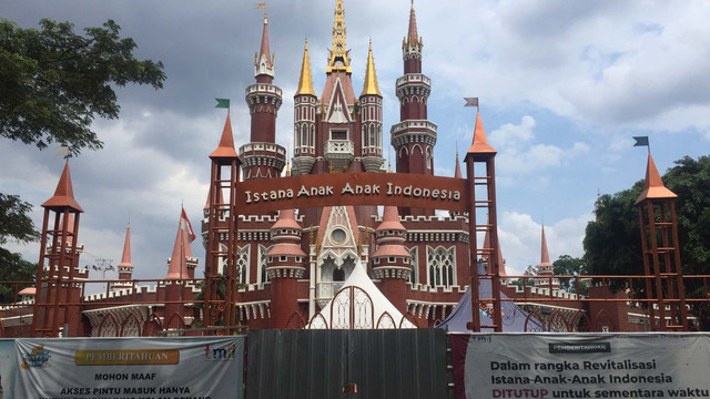 Kondisi terkini di TMII, Jumat (21/1/2022). Foto: Gitario Vista Inasis/kumparan