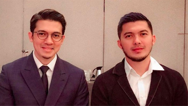 Irwansyah (kiri) dan adiknya, Hafiz Fatur. Foto: Instagram @irwansyah_15