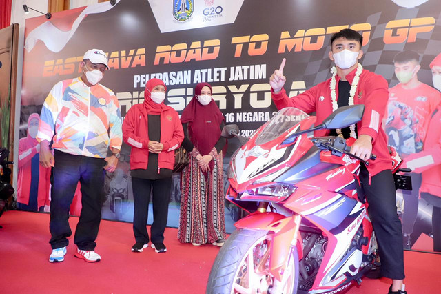 Mario Suryo Aji, Pembalap MotoGP di Sirkuit Mandalika Dapat Beasiswa dari Unesa