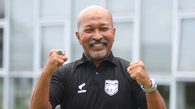 Pelatih Borneo FC, Fakhri Husaini. Foto: Dok. Borneo FC