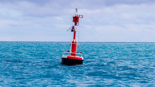 Ilustrasi Buoy, alat rekonfirmasi tsunami. Foto: Robbie Goodall/Getty Images