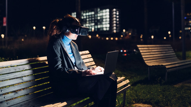 Ilustrasi metaverse. Foto: Westend61/Getty Images