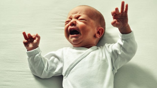 Ilustrasi penyebab bayi menangis saat tidur. Foto: Pixabay