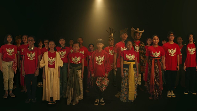 Lirik lagu Pelajar Pancasila. Foto: YouTube/Kemendikbud RI
