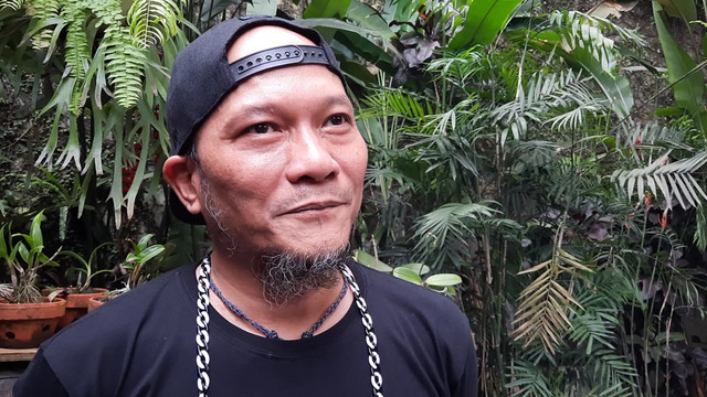 Penyanyi Rap, Iwa K. Foto: Alexander Vito/kumparan