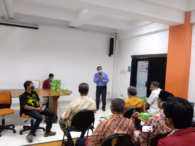 Penerjunan KKN UMY se-Gamping. Kredit Foto : Hafrijun/Mahasiswa anggota KKN 257 UMY