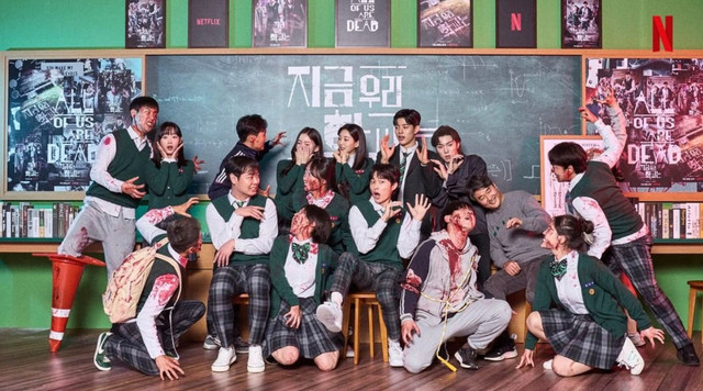 Para pemain serial All of Us Are Dead. Foto: Afifa Inak/kumparan