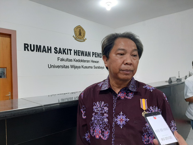 Ketua Umum PB PDHI, Dr. drh. Muhammad Munawaroh, MM. Foto-foto: Amanah Nur Asiah/Basra