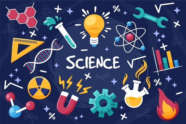 Ilustrasi sains dan berbagai unsurnya. Foto: Freepik