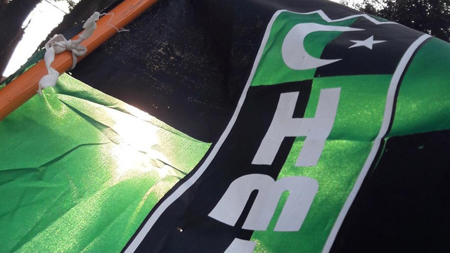 Bendera Himpunan Mahasiswa Islam, diambil penulis saat Open Recruitment LK I HMI ISIP UMM 2021.