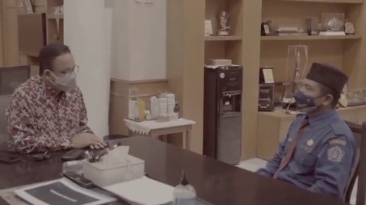 Gubenrur DKI Jakarta Anies Baswedan mengundang Khaerun ke Balai Kota DKI Jakarta. Foto: Instagram/@aniesbaswedan