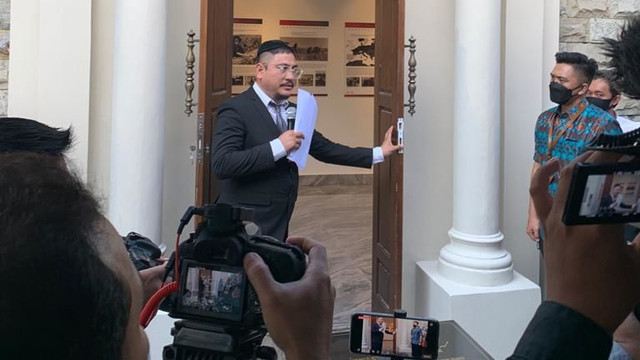 Rabbi Yaakob Baruch pada acara pembukaan Museum Holocaust di Minahasa, Sulawesi Utara, Kamis (27/1/2022).  Foto: German Embassy Jakarta