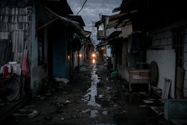 Suasana kampung Bayam di Jakarta Utara (3/4/2021). Foto: Jamal Ramadhan/kumparan
