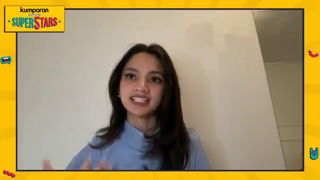 Sabrina Anggraini di acara kumparan super5tars, Sabtu (29/1/2022). Foto: Youtube/kumparan