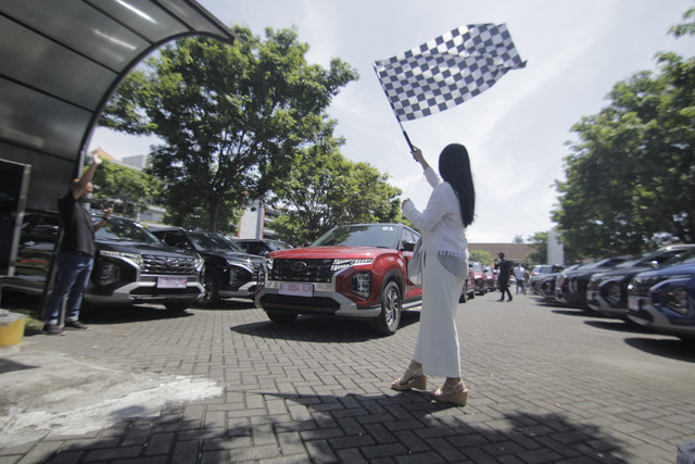 Mencoba Hyundai Creta di Bali. Foto: Hyundai