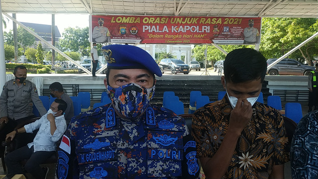 Kabid Humas Polda Kepri, Kombes Pol Harry Goldenhardt. Foto: Zalfirega/kepripedia.com.