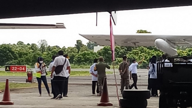Susiair diusir paksa dari Hangar di Malinau, Rabu (2/2/2022). Foto: Dok. Istimewa