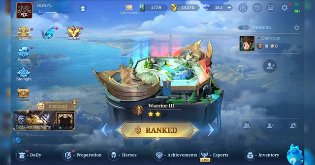 Mobile Legends advance server (Sumber: Istimewa)