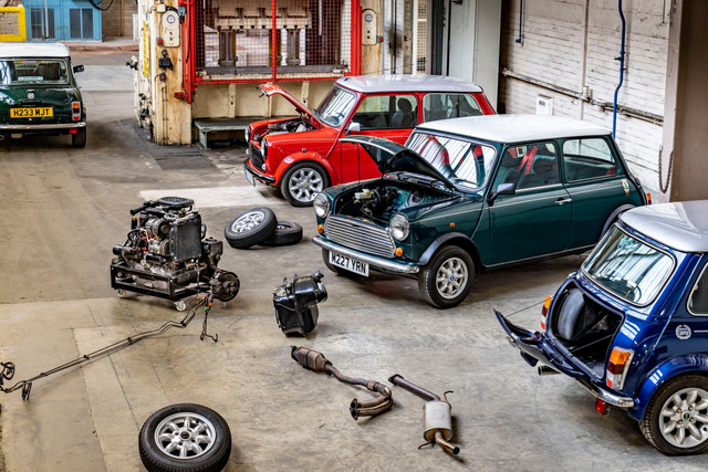 Layanan konversi MINI Klasik jadi mobil listrik. Foto: dok. BMW Group