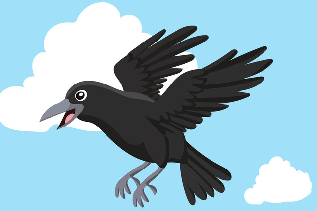 Dongeng 1 Menit untuk Anak: Kisah Burung Gagak yang Kehausan. Foto: Aartwizard/Shutterstock