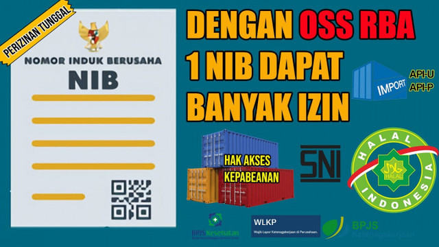 Ilustrasi cara daftar NIB di OSS-RBA. Foto: dpmptsp.batangharikab.go.id.