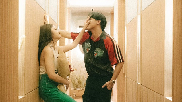 Rizky Febian dan Mahalini. Foto: Instagram/@rizkyfbian