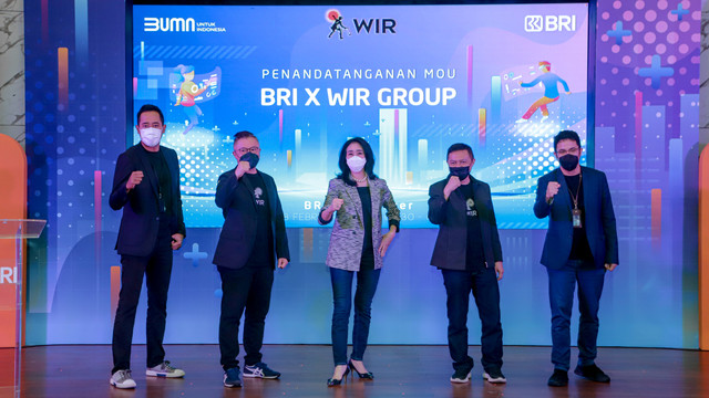 BRI teken kerja sama dengan WIR Group untuk pengembangan metaverse di produk perbankan. Foto: BRI