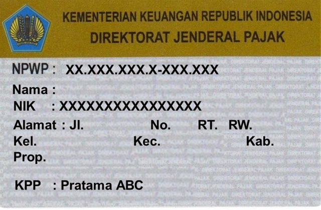 Ilustrasi kartu NPWP. Foto: indonesia.go.id