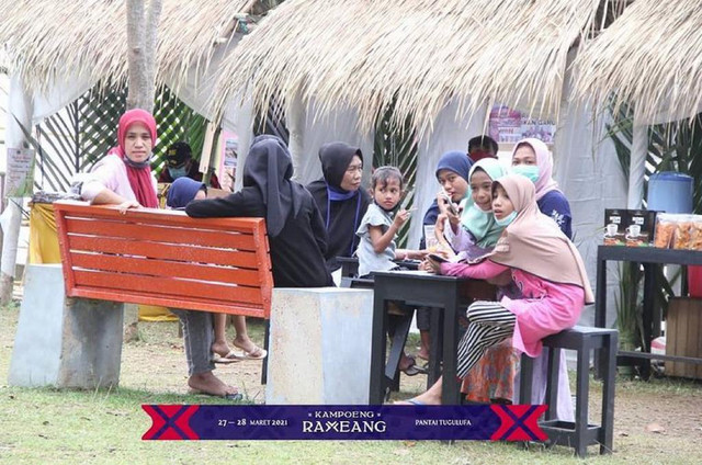 Suasana kampung rameang tahun lalu. Foto: Istimewa
