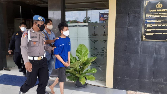 Dwi Rahayu Saputro (24), pemuda asal Bantul yang tega jual isi rumah ibunya. Foto: Tugu Jogja